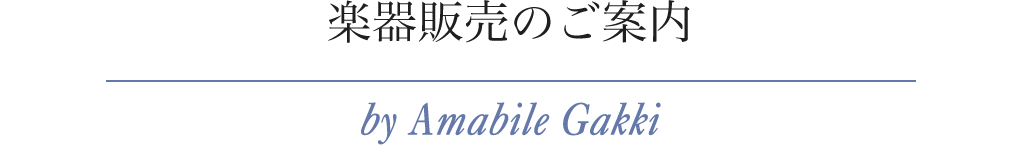 楽器販売のご案内